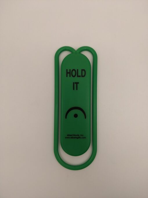 Reuzepaperclip - Hold it - Groen