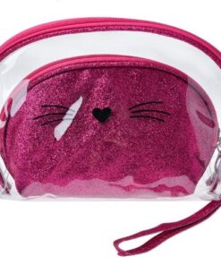 toilettas - Roze glitter