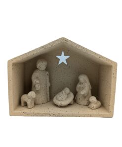 Kerststal - Aardewerk - Beige