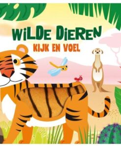 kinderboek - kijk - voel - wilde dieren