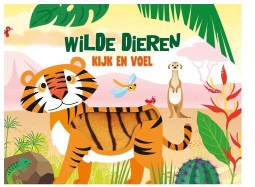 kinderboek - kijk - voel - wilde dieren