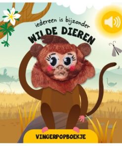 Kinderboek - Vingerpopboek - Wilde dieren