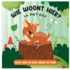 Kinderboek - wie woont er hier - bos